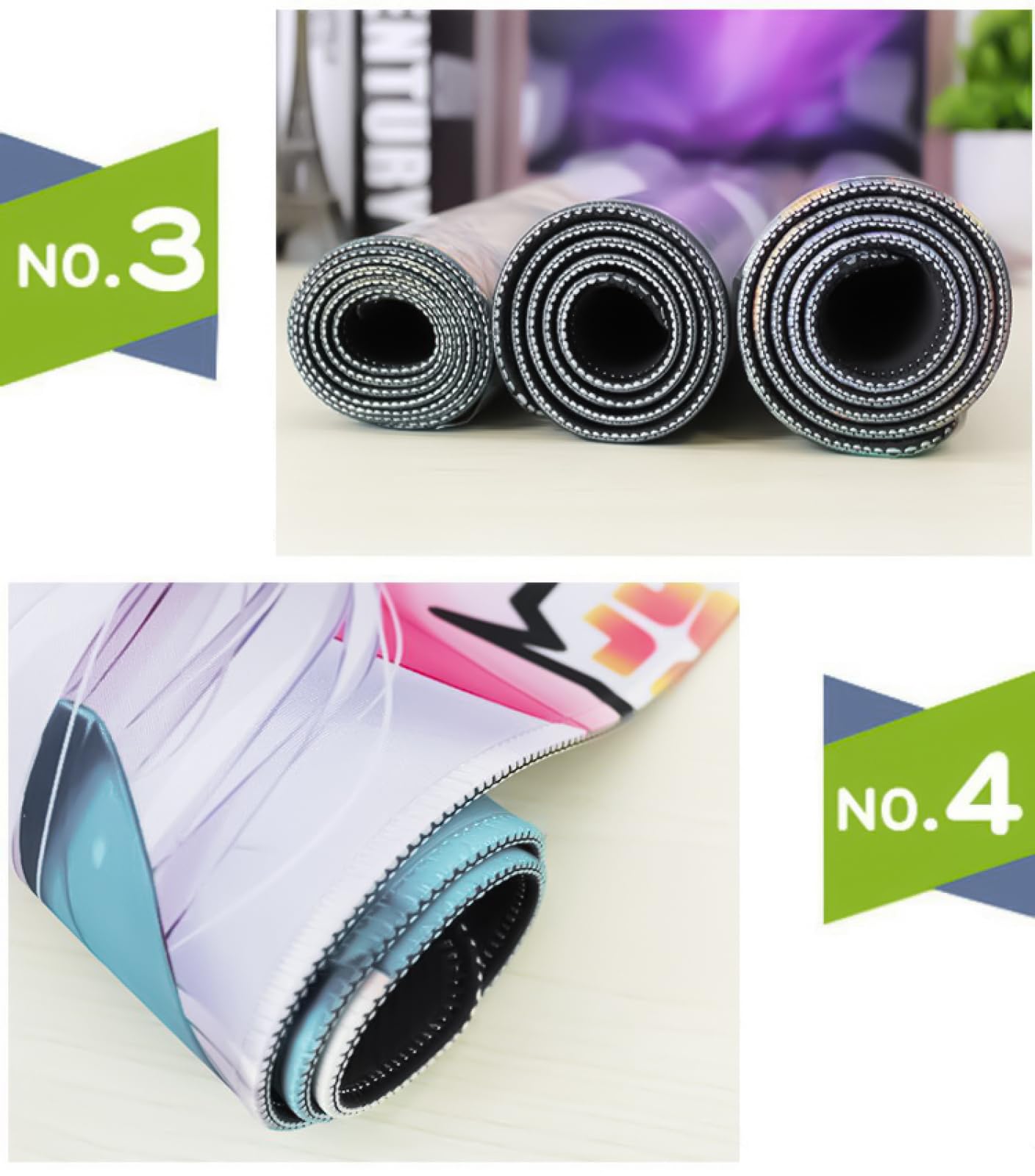 Amazon.co.jp: マウスパッド カワイイ パープル ブルー 幾何学模様 ゲーム用マウスパッド ゲームセンサーに最適化  ノンスリップマウスマット PCゲームアクセサリー RGBなし リストレスト、M(11.8インチ x 27.5インチ) : パソコン・周辺機器