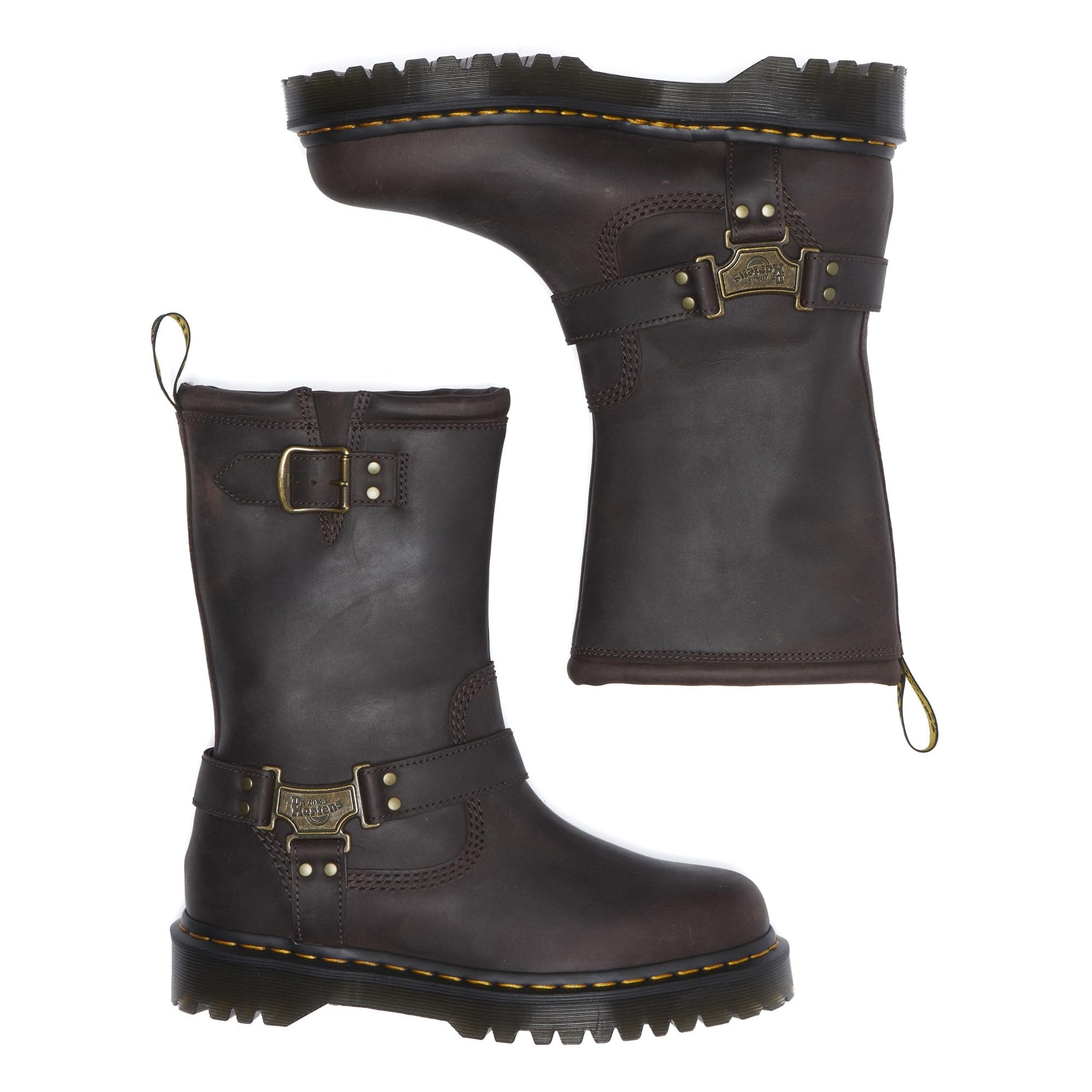 Dr. Martens Stivali Anistone Hi Codice 31901201 Marrone Donna