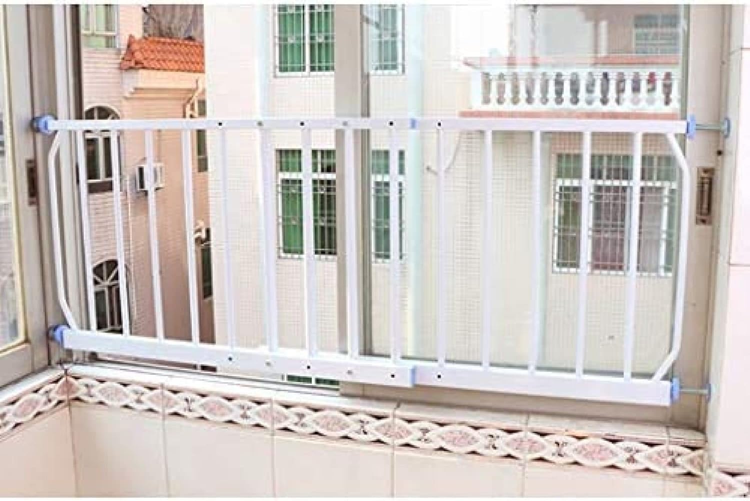 Rejillas de seguridad para ventanas, protectores de seguridad para niños, barras de acero montadas a presión, no requiere agujeros, se adapta a 160-230 cm, mayor seguridad en el hogar para niños y