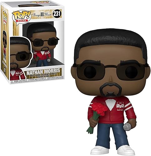 Funko Pop Rocks: Boyz II Men - Nathan Morris - Figura de vinilo coleccionable - Idea de regalo - Producto oficial - Juguetes para niños y adultos -