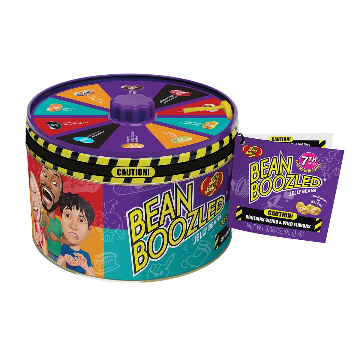 Amazon.com: Jelly Belly BeanBoozled Spinner Tin (7th Edition