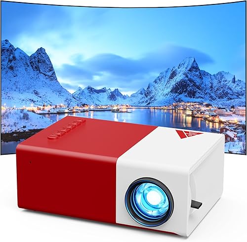 Mini proyector con proyectores portátiles Wifi compatible con 1080P 170 pulgadas Mini proyector de película HD, proyectores para exteriores