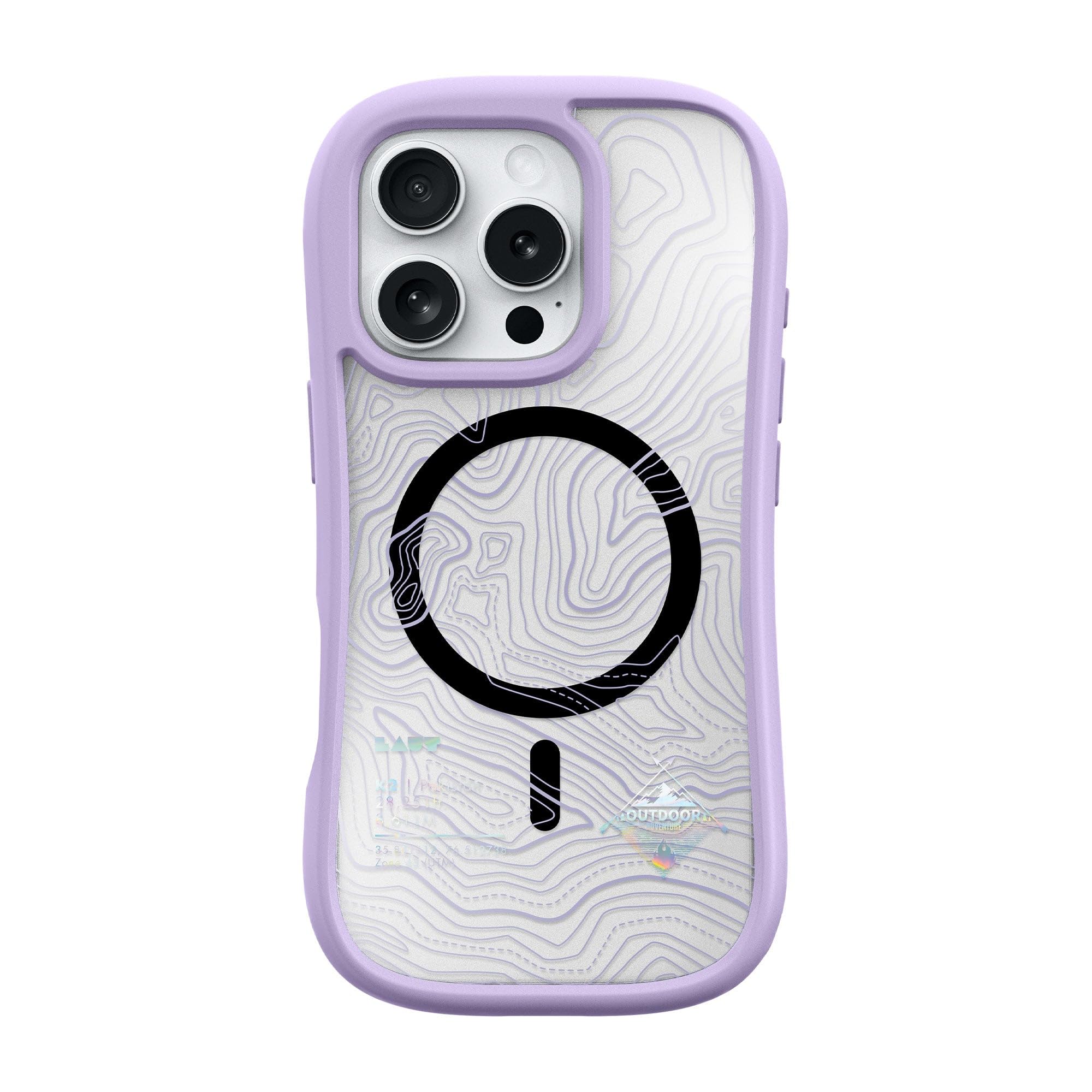 LAUT - POP Adventure case Compatible with iPhone 16 Pro - Spring Violet