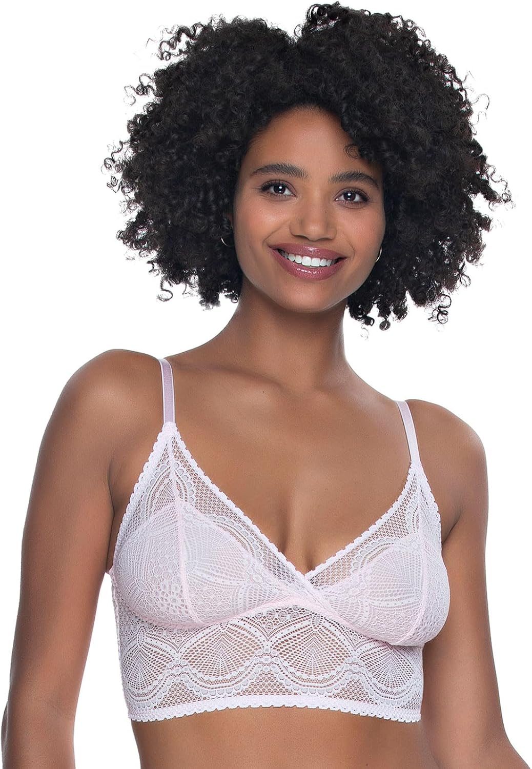 Felina Finesse Cami Bralette - Stretchy Lace Bralettes for Women - Sexy and Comfortable