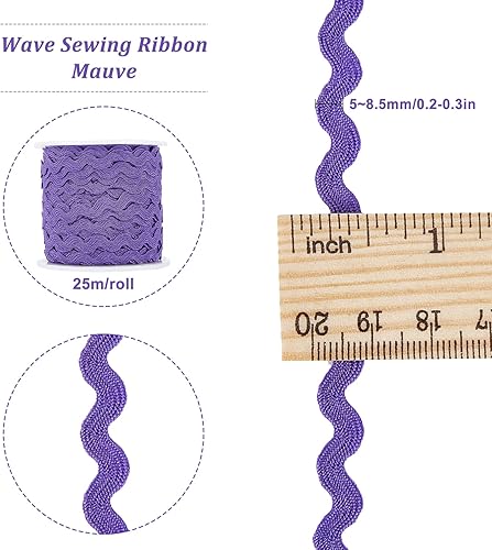 Miniatura 106 de GORGECRAFT 1 rollo de cinta RIC Rac de 27 yardas/82.0 ft para coser con flecos, 0.197 in/0.2 pulgadas para coser flores, boda, fiesta, cinta de Verde