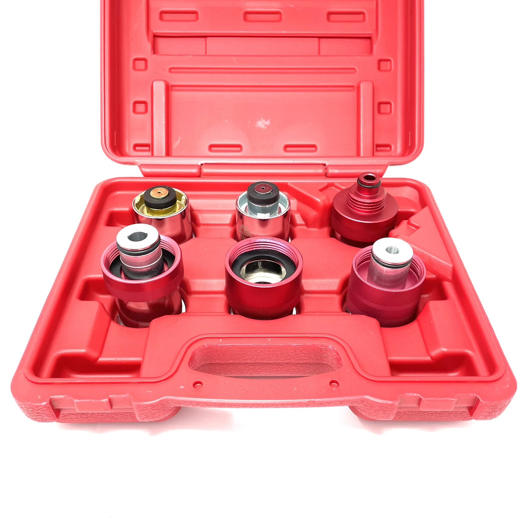 CTA Tools 7058 6 Pc. Radiator Pressure Tester Adapter Kit - USA/Asian