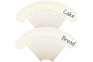 50 Pieces Cheese Markers, Food Label Tags for Charcuterie Boards, Buffet Signs...