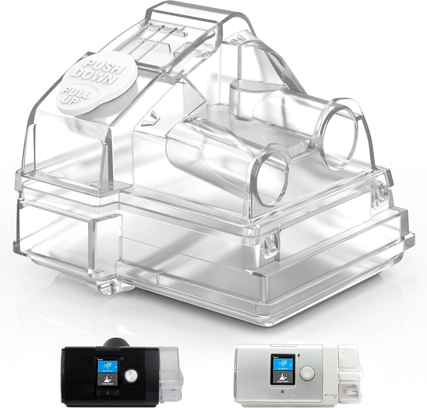 2026 Latest Upgraded Water Chamber for AirSense 10, HumidAir Water Tub for Air10 CPAP Machine, 380ml Upgraded Standard Humidifier Tub, Great-Value Supplies by Medihealer.