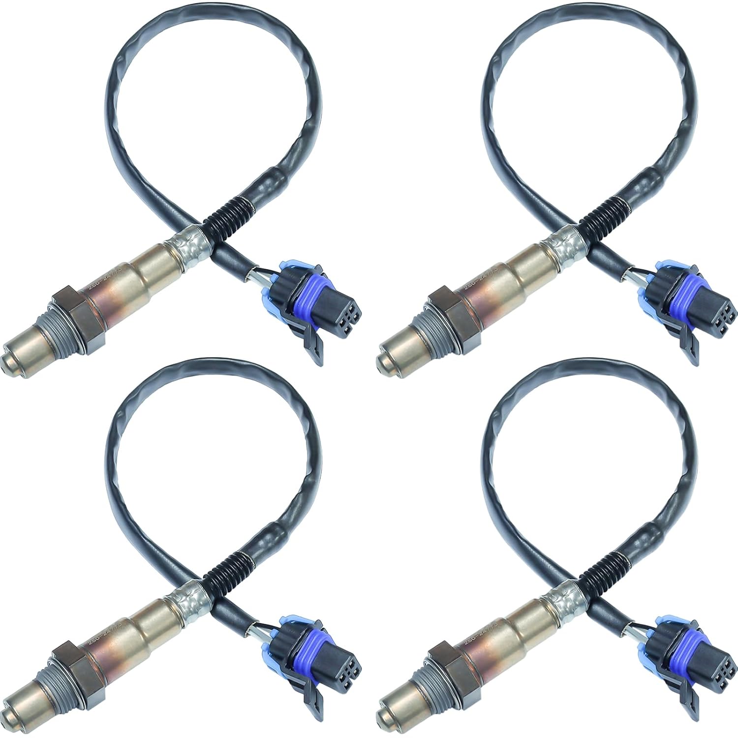 O2 Oxygen Sensor 250-24773 Upstream and Downstream Fit for Buick Enclave 2012-2017, Chevy Traverse Impala Caprice Colorado 12-20, GMC Acadia Canyon 12-16, Cadillac XTS 13-19, 3.6L, 4PCS