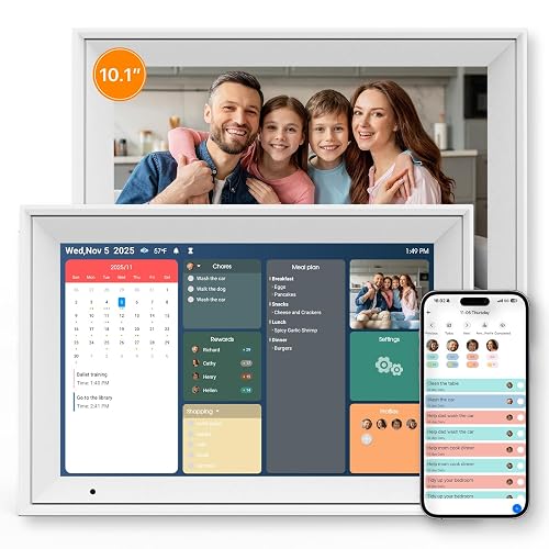Digital Calendar 10.1" Smart Calendar, 1280 * 800 IPS HD