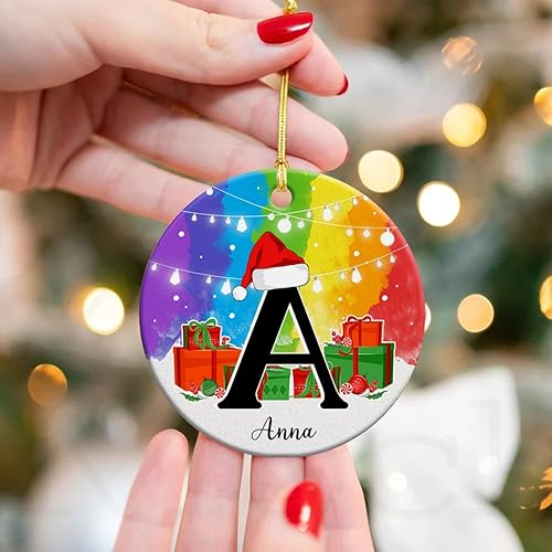 Vista 95 de Adorno de Navidad con foto personalizada de mi segunda Navidad 2025, adorno personalizado de cerámica para bebé, adorno colgante para árbol