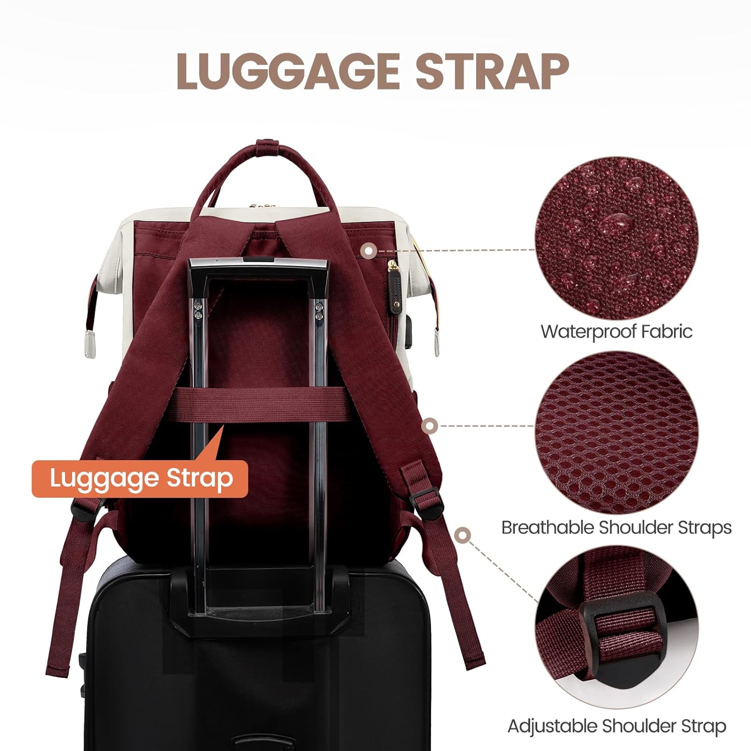 LOVEVOOK Mochila feminina para notebook em promoção! Veja a oferta e mais achadinhos de Bolsas 9 Hoje é o melhor dia para comprar LOVEVOOK Mochila feminina para notebook com aquele preço maroto! Promoção! Aproveite a oferta! 9