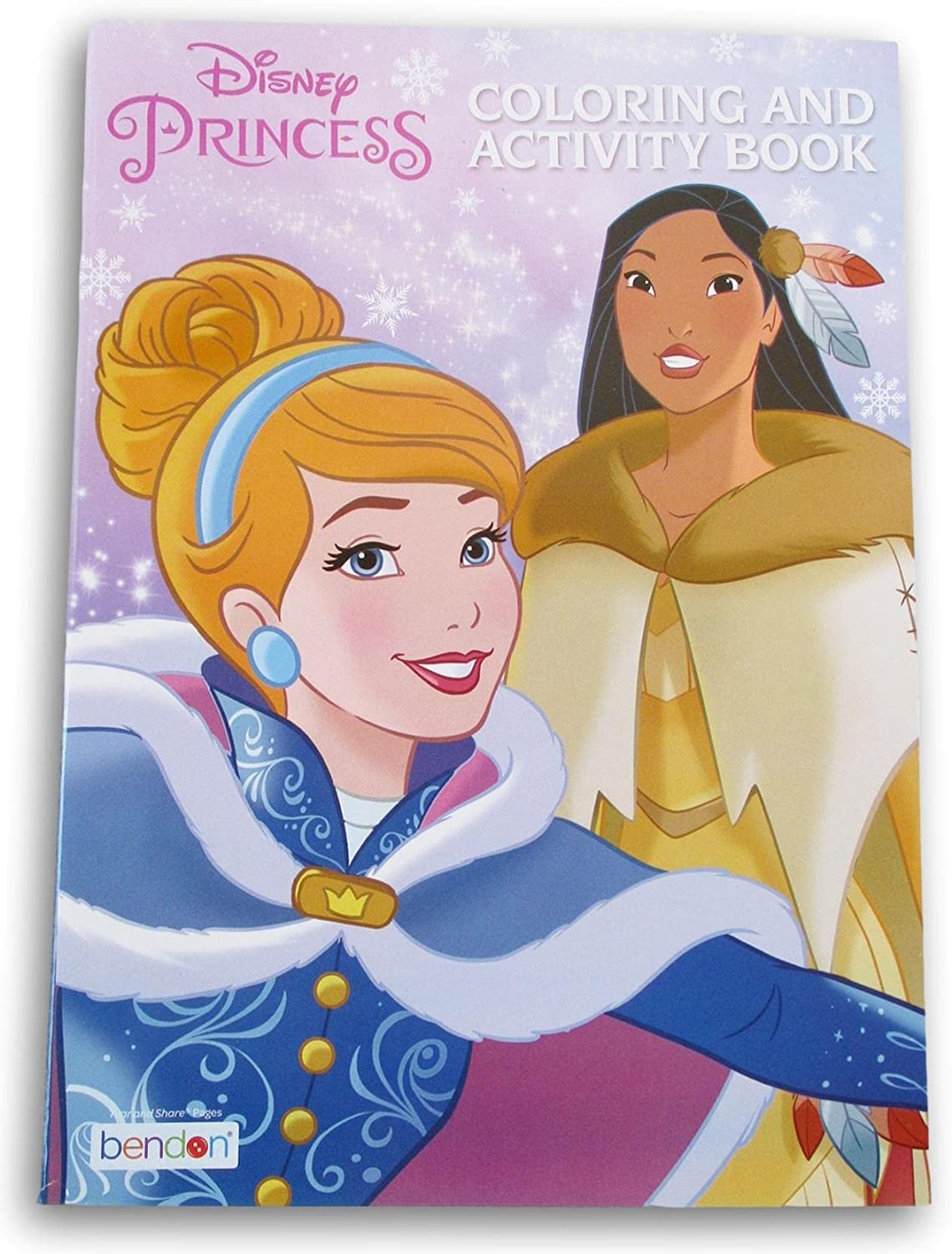 Lazy Days Disney Princess Coloring and Activity Book - 96 Pages