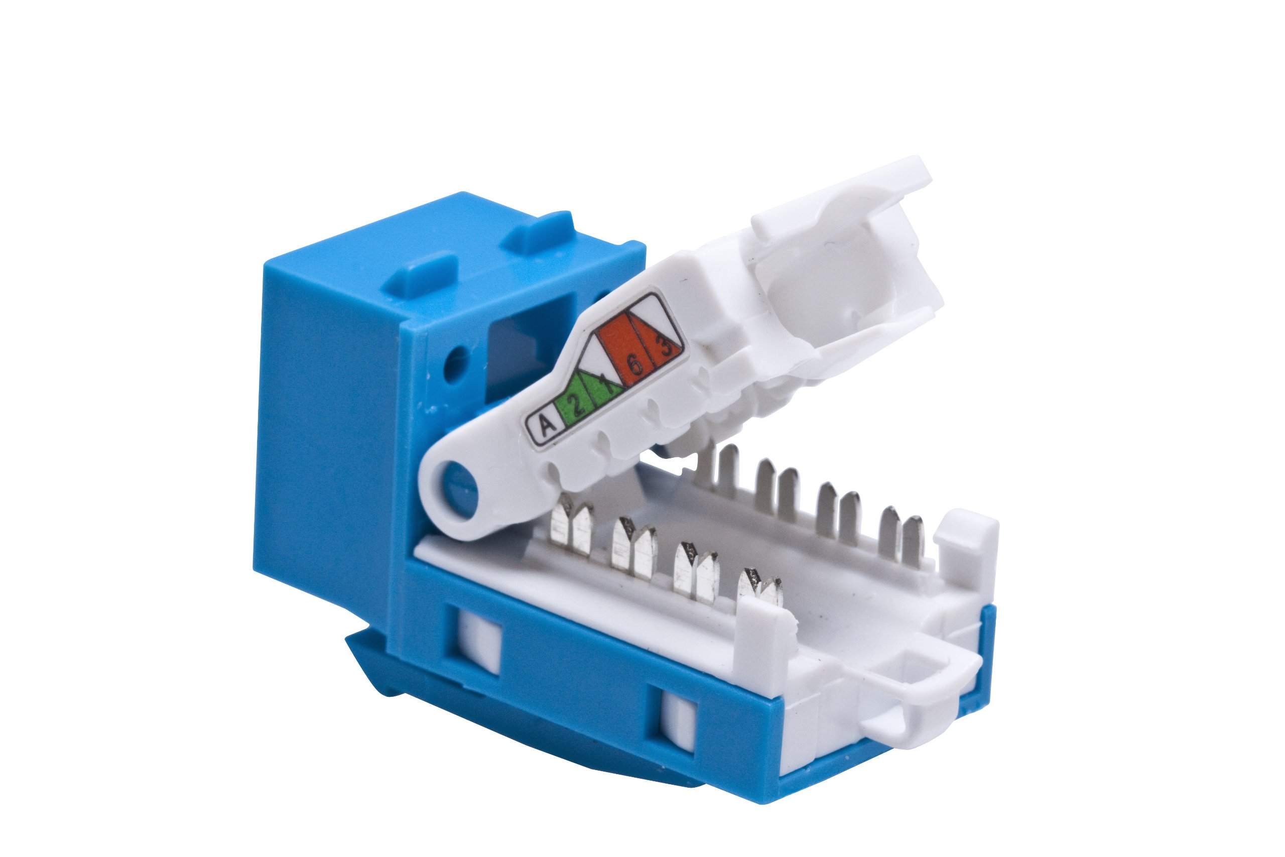 Connecteur RJ45 Cat6 T568A Leviton 61TLS-RL6 à connexion rapide et sans outil