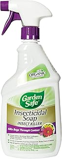 Garden Safe Insecticidal Soap Insect Killer, Kills Bugs Through Contact, Controls Aphids, Whiteflies, Mealybugs, For Organ...