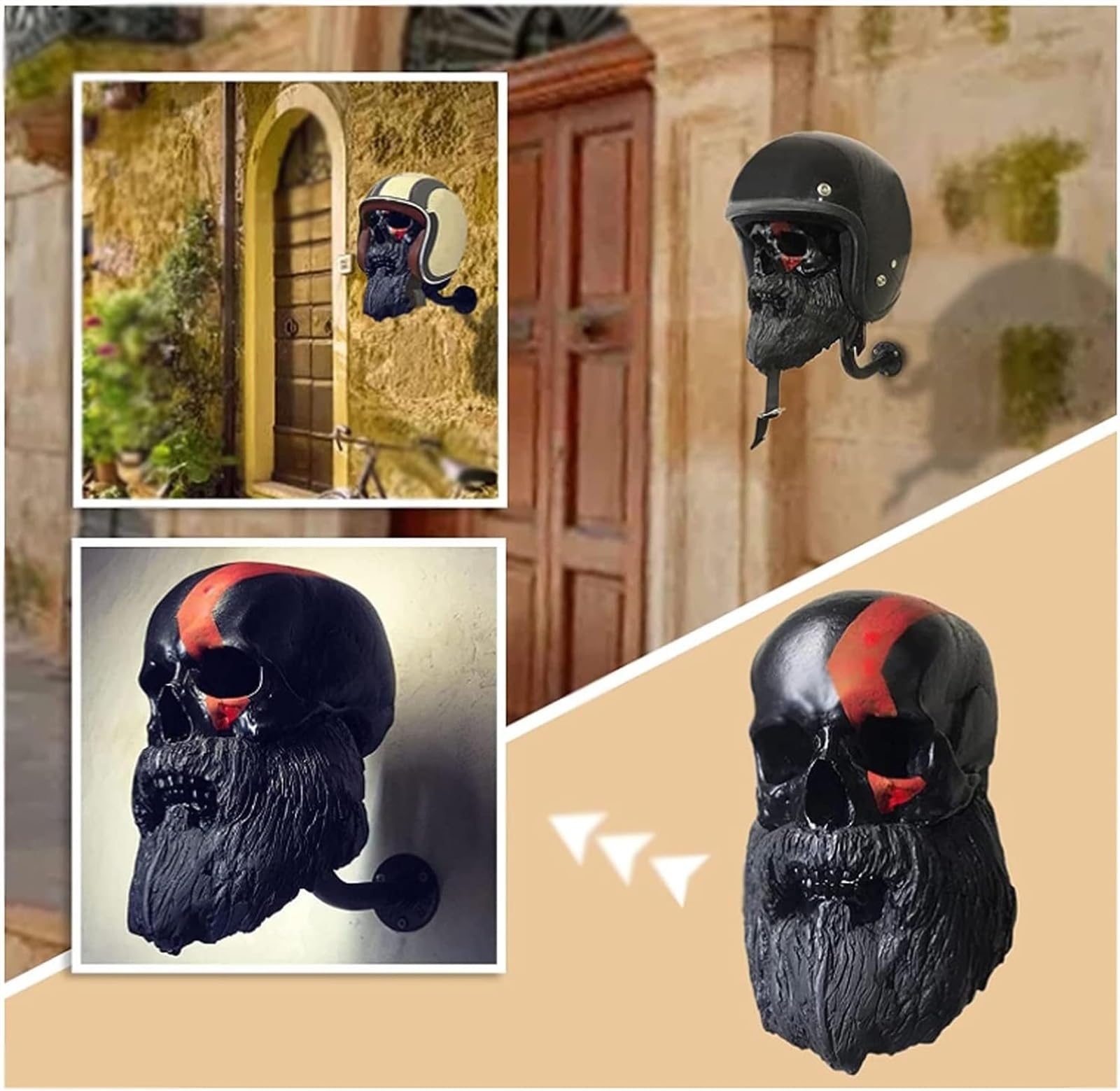 Amazon.co.jp: ヘルメットスタンド バイク オートバイスカルヘルメット