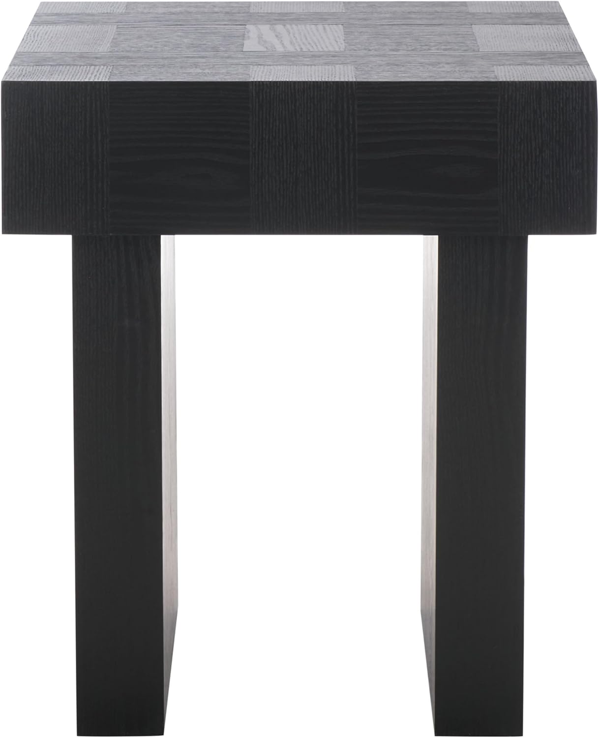 SAFAVIEH Home Collection Famoni Black 2-Leg Square Top End Table