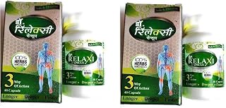 (Pack of 1) Rajasthan Herbals Dr. Relaxi (40 Capsules Each) | 100% Safe & Pure Natural Ingredients - by GSKT