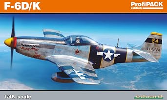 Eduard 1/48 US Army Air Corps F-6D/K Plastic Model EDU82103 1/48 Profile Pack