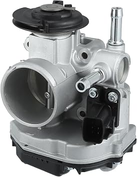Electronic Throttle Body Assembly No.96394330/96815480 Engine Throttle Body for Chevrolet Lacetti 2003-2012 Aluminum Alloy Silver Tone