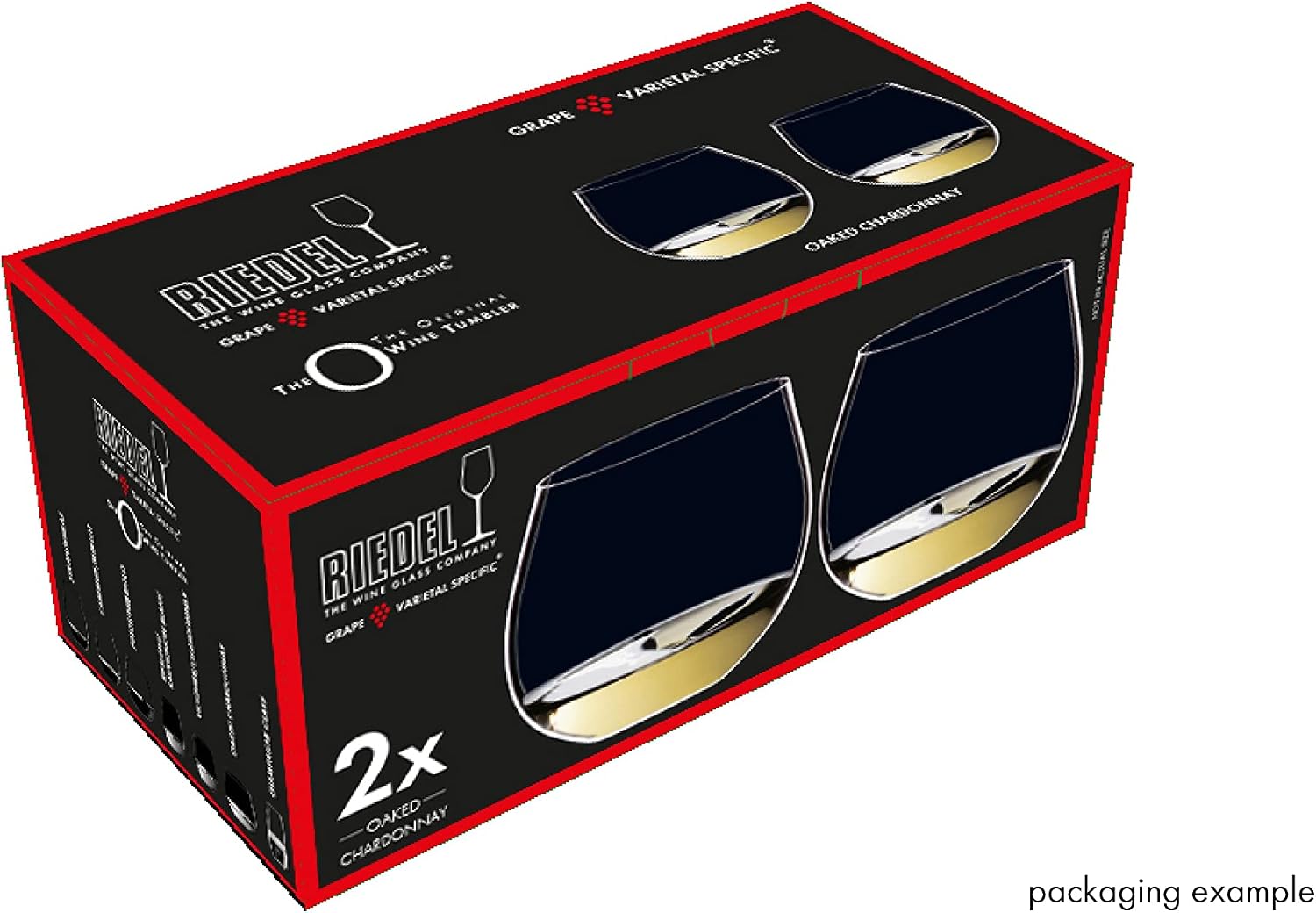 Riedel O Wine Tumbler Oaked Chardonnay, Set of 2