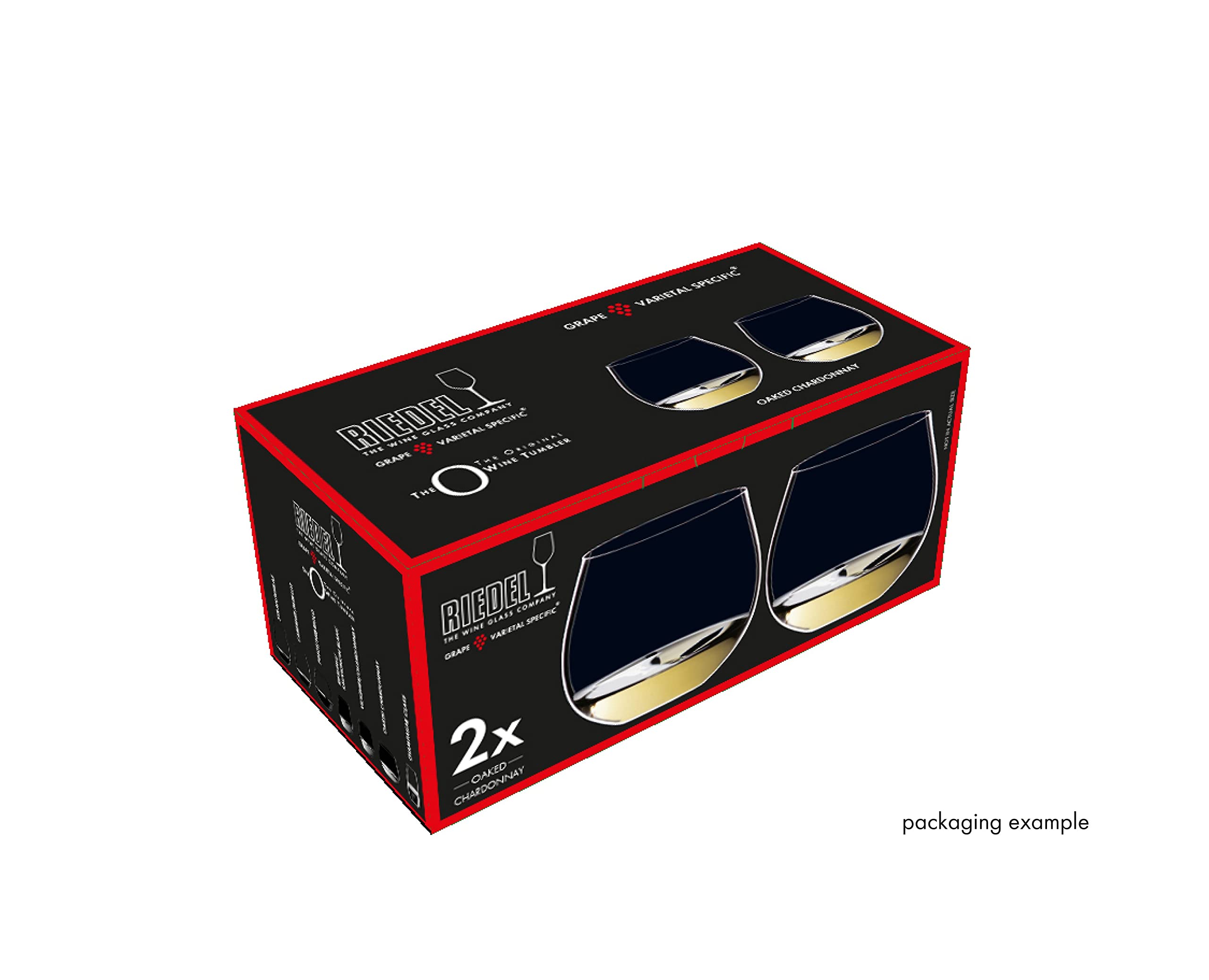 Riedel – Lot de 2 verres à whisky O Chardonnay, accessoires pour liqueurs, 580 ml - 0414/97