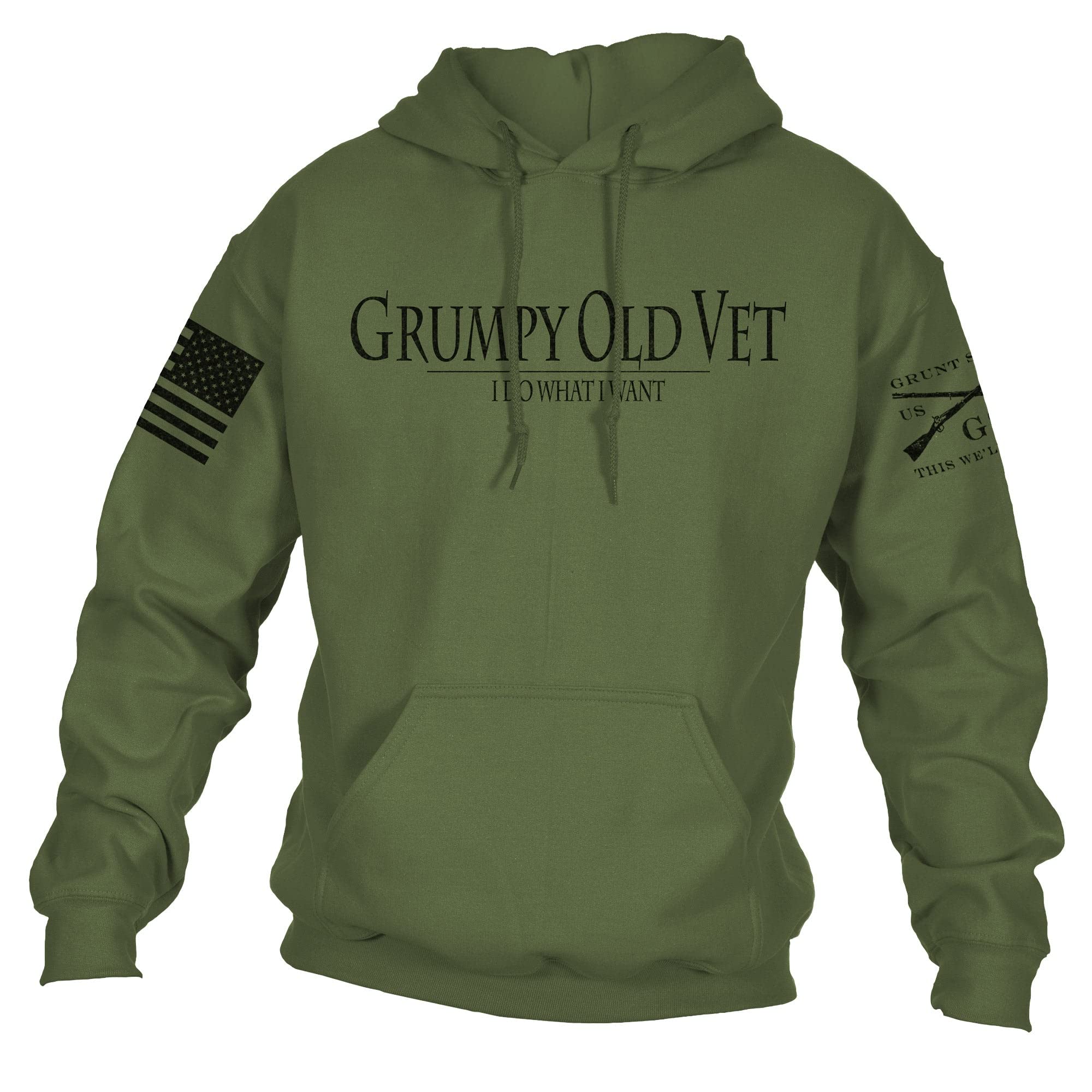 Grunt Style Grumpy Old Vet Hoodie