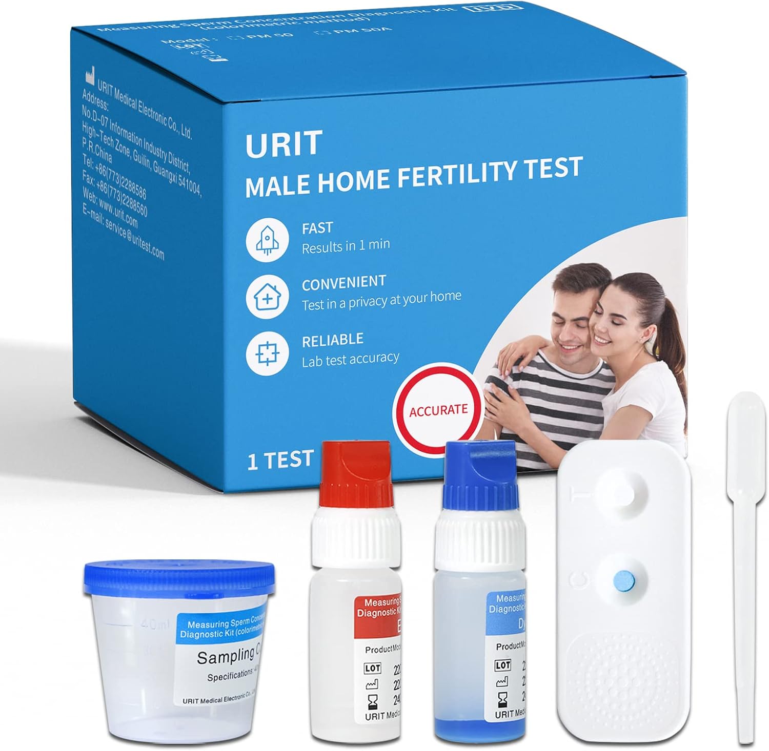 URIT Male Fertility Test Kit, Shows Sperm Counts Algeria Ubuy