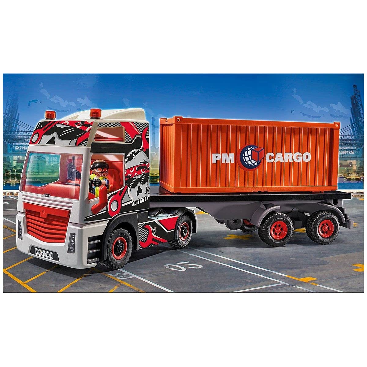 PLAYMOBIL City Action 70771 LKW mit Anhänger, RC-fähig, Ab 4 Jahren