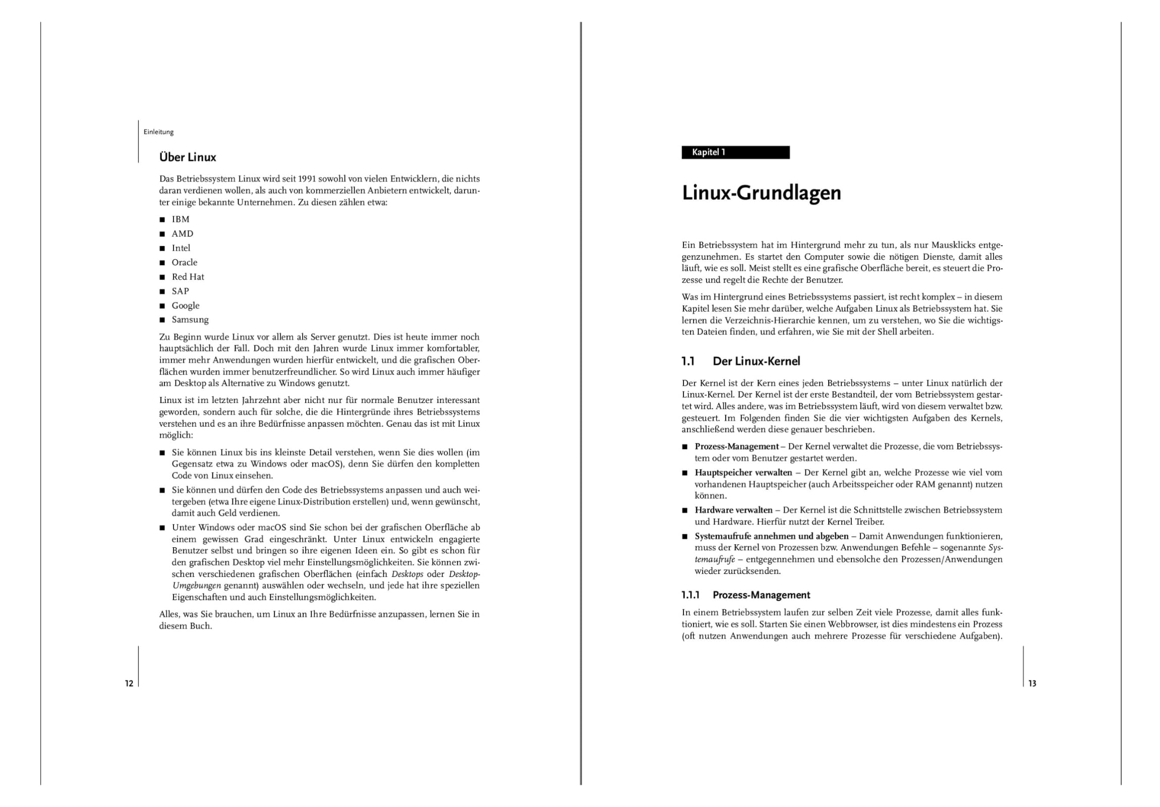 Linux intern verstehen: Ein systemnaher Einblick in Aufbau, Kernel und Systemkomponenten (mitp Professional)