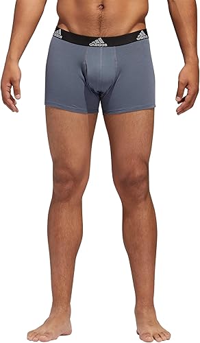 Miniatura 7 de adidas Ropa interior de algodón elástico para hombre (paquete de 3)
