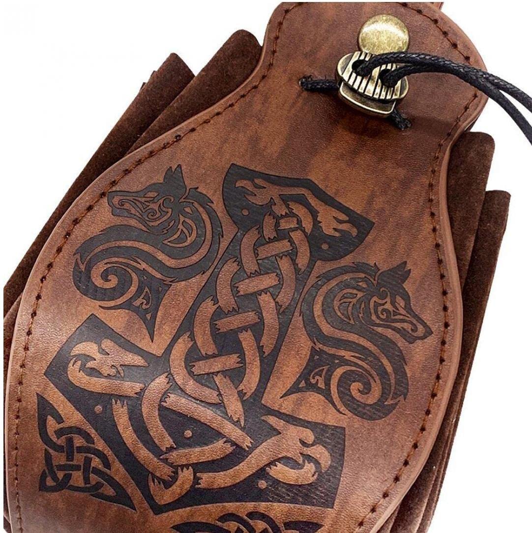 Amazon.co.jp: コイン財布 中世 Puレザー 巾着袋 レトロ ポータブル コインケース ヴィンテージ ナイト ベルトポーチ エンボス加工  ダイスバッグ スタイル2 : ファッション