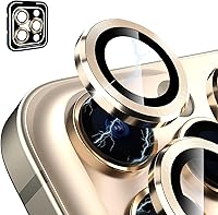 Vista 1 de CloudValley Protector de lente de cámara para iPhone 13 Pro - iPhone 13 Pro Max, película de vidrio templado 9H, cubierta protectora de lente