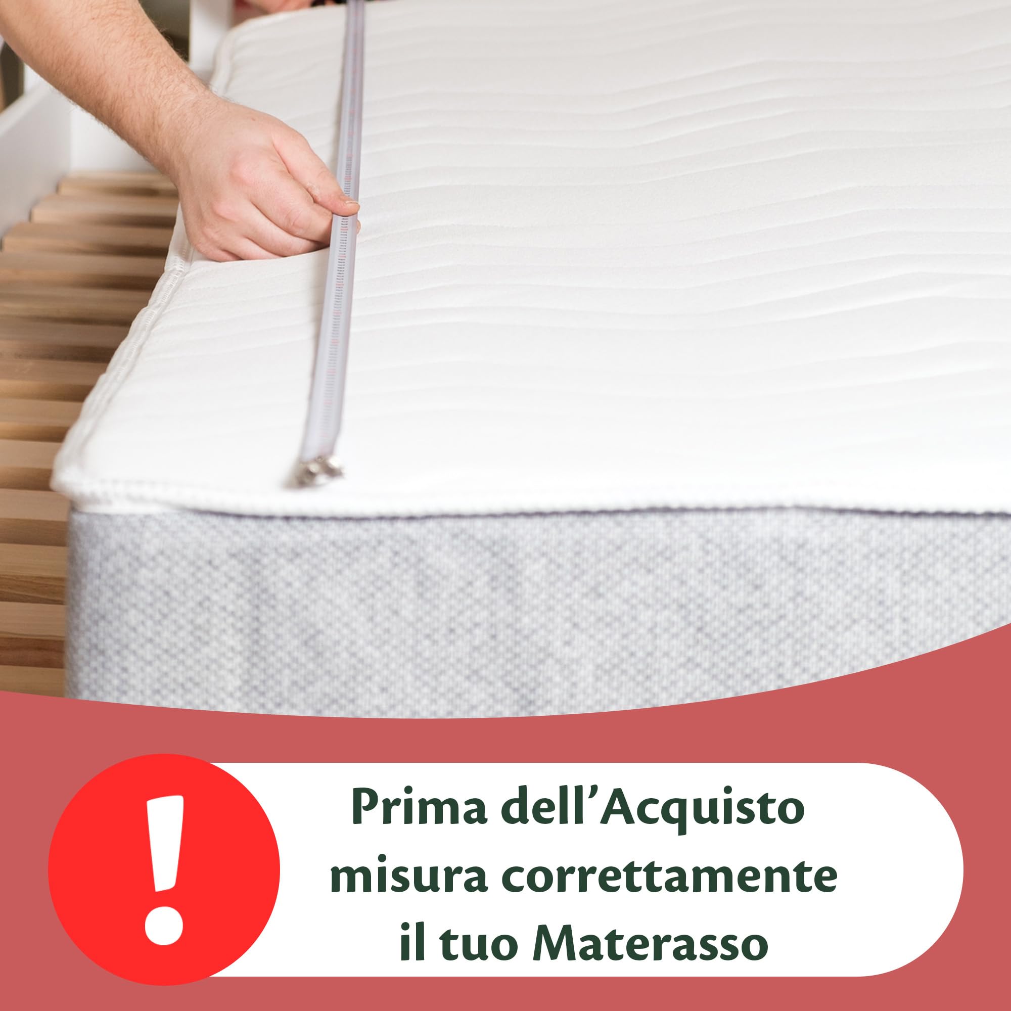 Topper Matrimoniale 160x190 in Microfibra per Materasso Correttore Alto 5 cm Morbido e Lavabile con Rivestimento Bianco Futon Top per Letto e Divano Letto per Massimo Comfort e Sonno Migliore