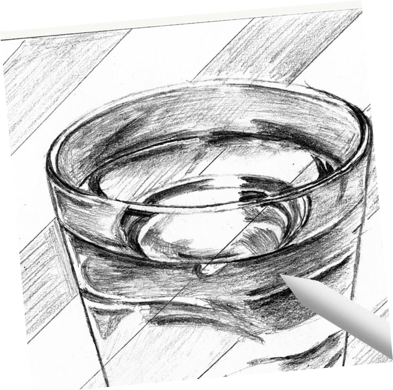 SEWACC 3pcs Blending Paper Stumps and Eraser for Art Drawing Sketch Tools for Charcoal and Pastels Includes Sandpaper Sharpening Blocks for Artists and Beginners