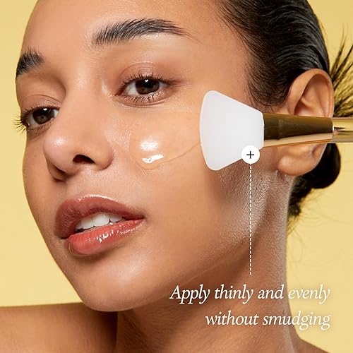 Miniatura 7 de APRILSKIN Dúo de cuidado de poros y brillo con cepillo de gelatina TXA Niacinamide 99 Máscara de envoltura nocturna Duo y cepillo de gelatina,