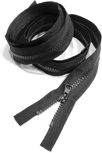 2 Pack 27 inch | 70cm Black Zips - Strong Nylon Closed End Zip Fasteners. Ideal for Sewing, Dressmaking, Skirts, Bags, Cushions, Craft and Accessories