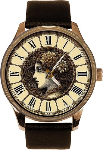 Reloj coleccionable vintage retro de latón macizo