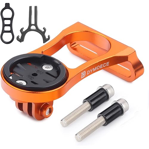 Mount for Garmin Edge 1040 840 830 530 Extended Out Front Mount Compatible with Sports Action Camera and Bicycle Flashlight