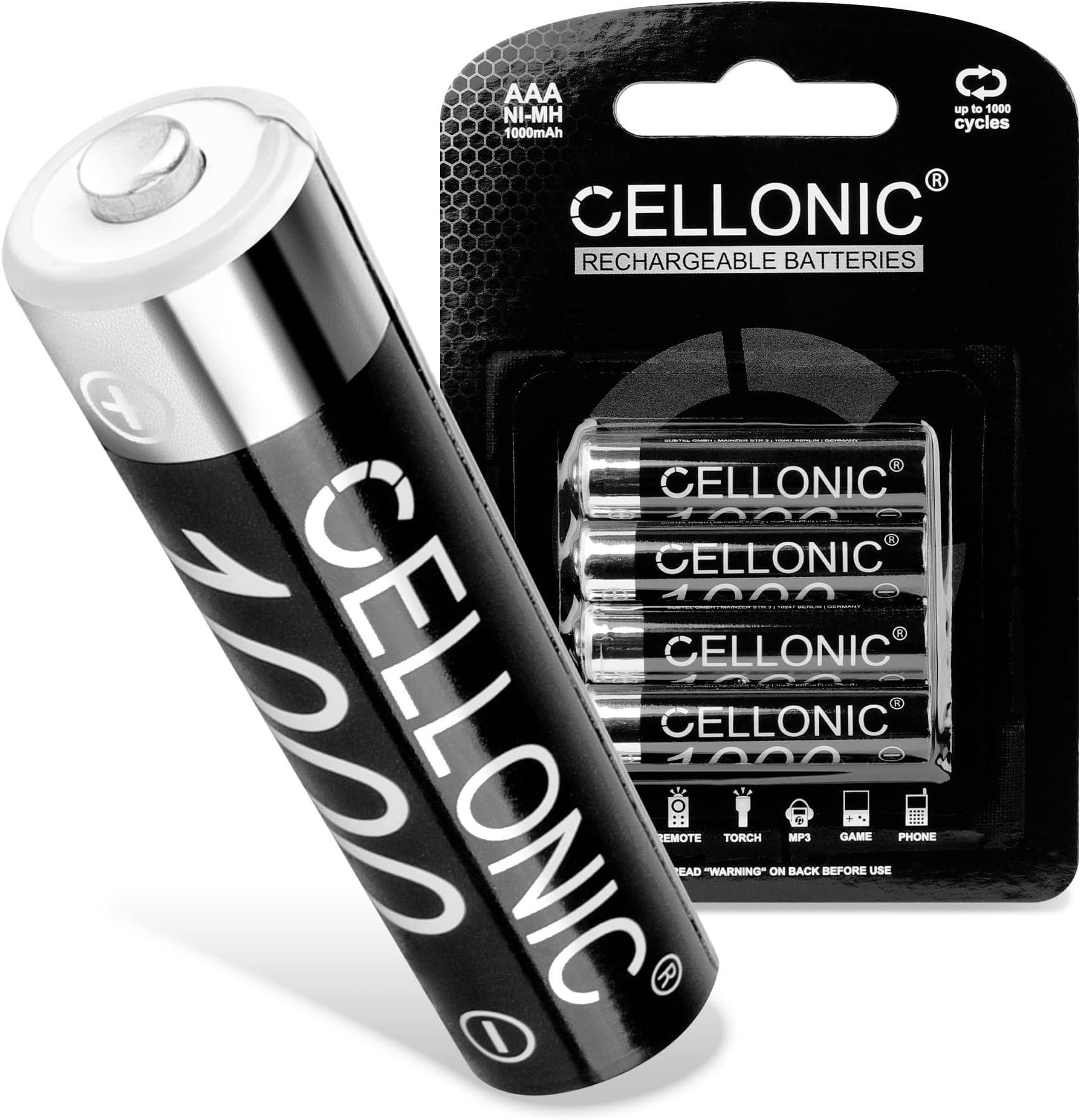 Systafex 4x Telefon Akkus AAA - Für Telekom Speedphone Gigaset