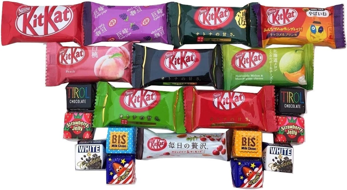 20 Japanese Kit Kat & Tirol Chocolate Gift Box Japanese Candy Amazon.co.uk Grocery