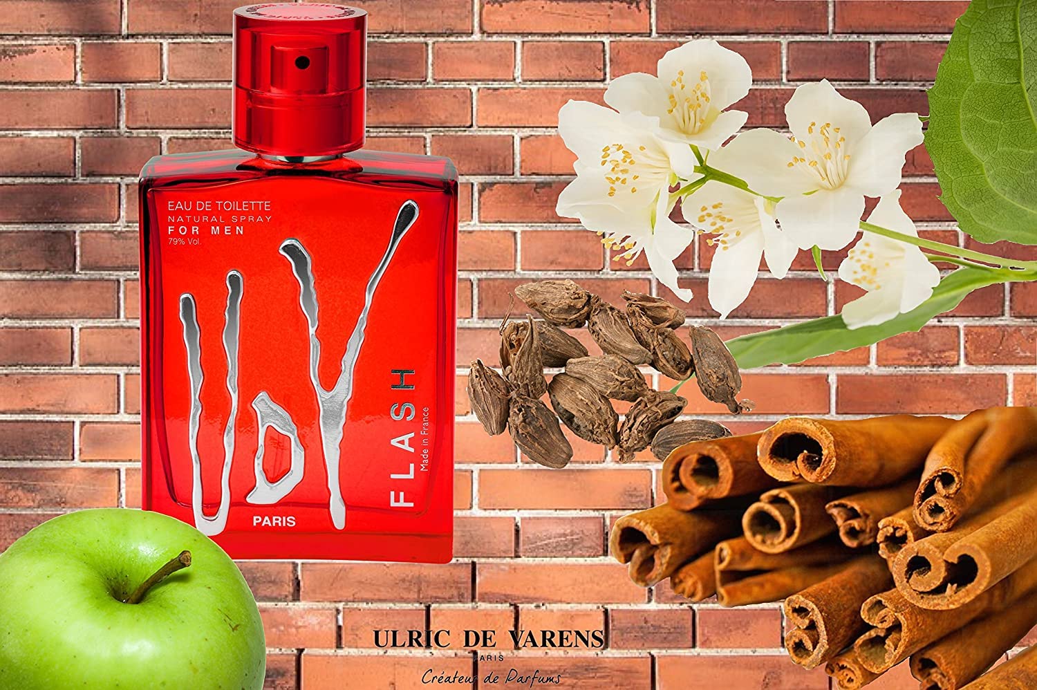 Udv Flash Eau De Toilette Spray For Men, 3.4 Ounce, Multi - Image 4