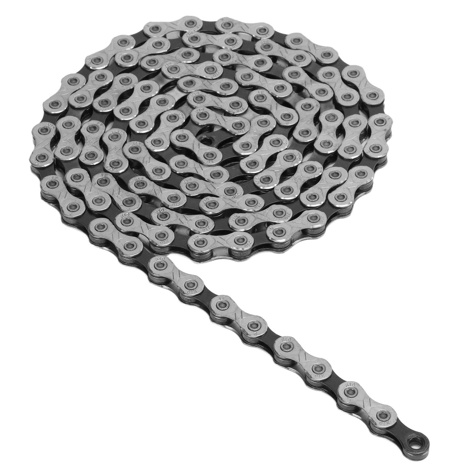 Cadena de bicicleta de 10 velocidades Cadenas de bicicleta duraderas de acero de aleación de primera calidad de bajo ruido para bicicletas de montaña de carretera 116 eslabones
