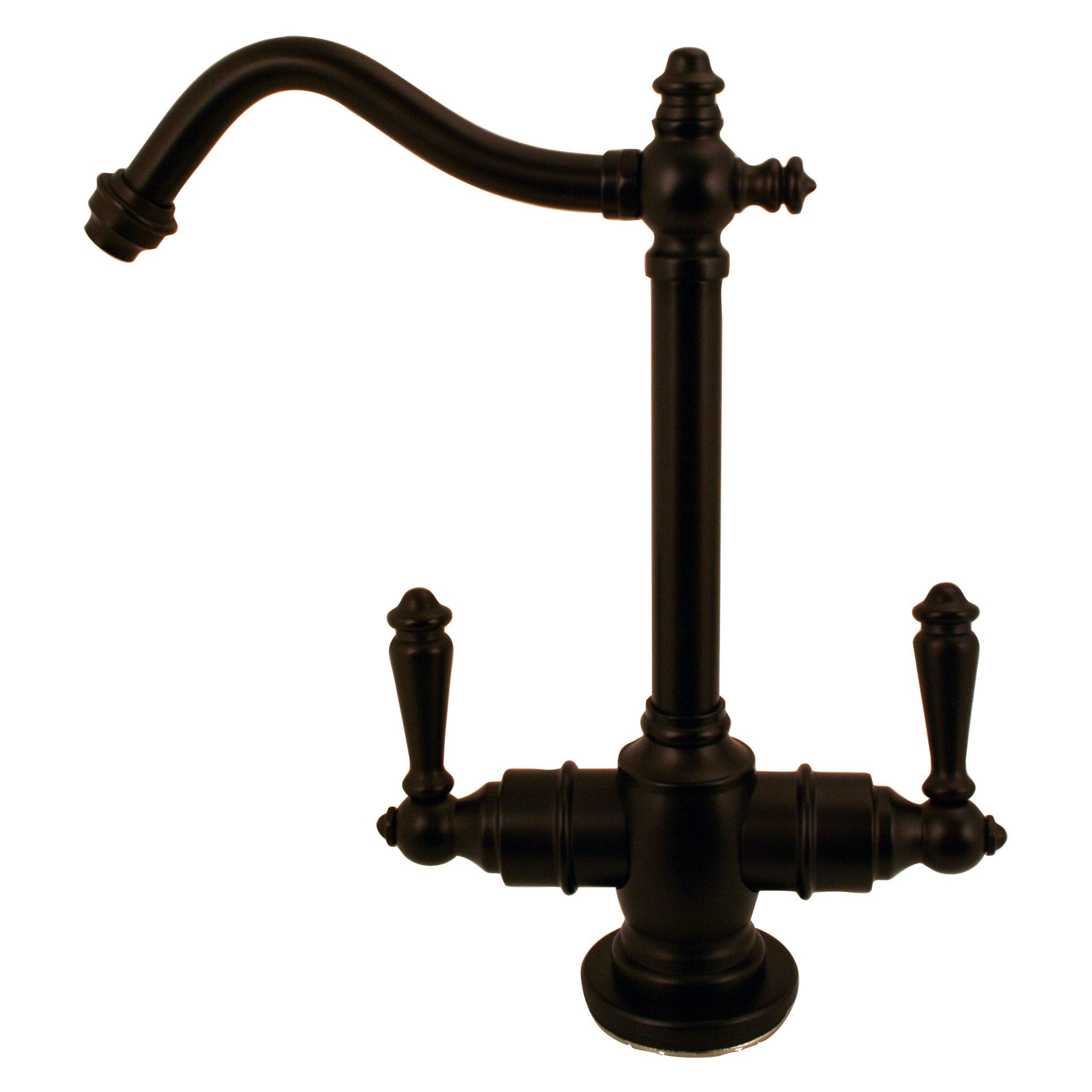 Photo 1 of Westbrass D205-12 Victorian Traditional Two Handle Instant Hot/Cold Water Dispenser Faucet, Oil Rubbed Bronze