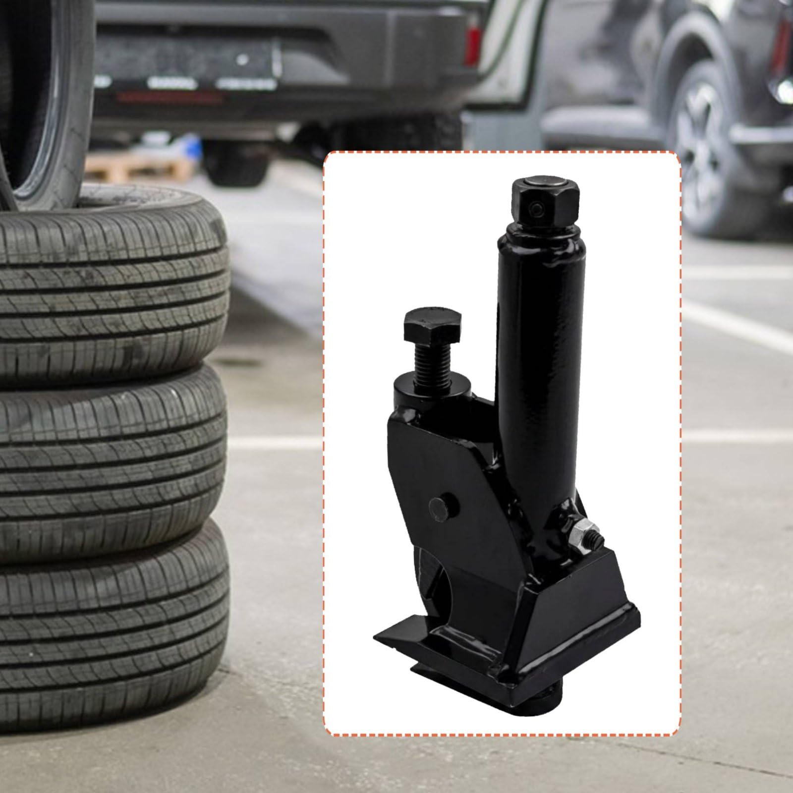 Tire Bead Breaker Herramienta Desmontadora Separador Palanca Manual Construcción Robusta con Base Estable y Tamaño Compacto para Trabajo en Taller