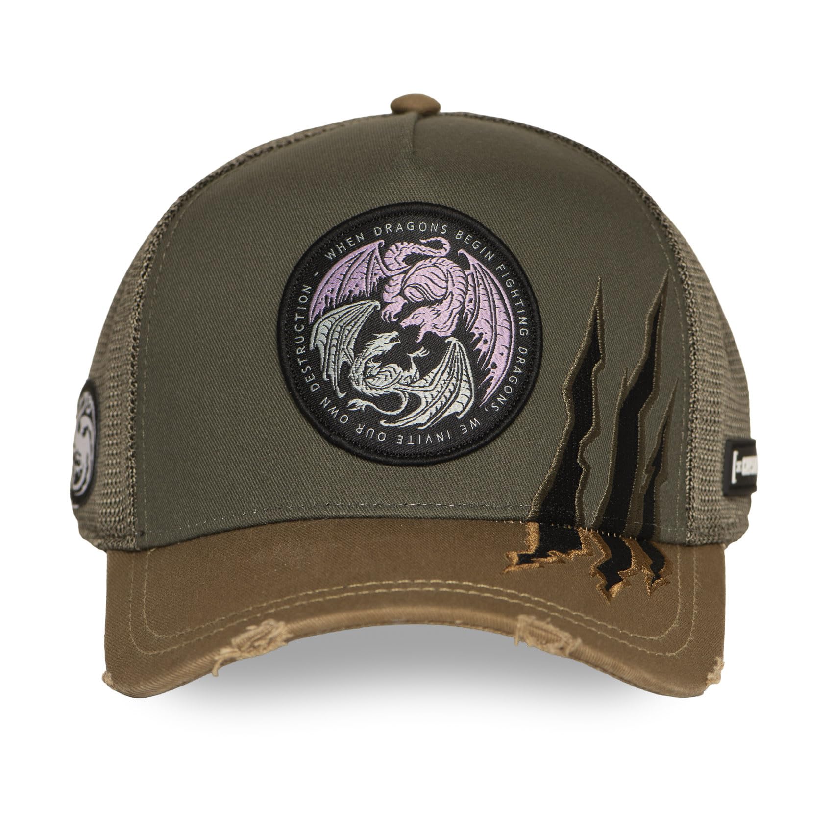 Capslab Cap für Damen und Herren, Trucker-Kappe House of The Dragons, verstellbar durch Snapback