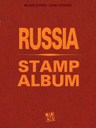 RUSSIA Stamp Album With beautiful aesthetic black pages and more than 4300 spaces to sort and display your philately collection. Ideal for beginner