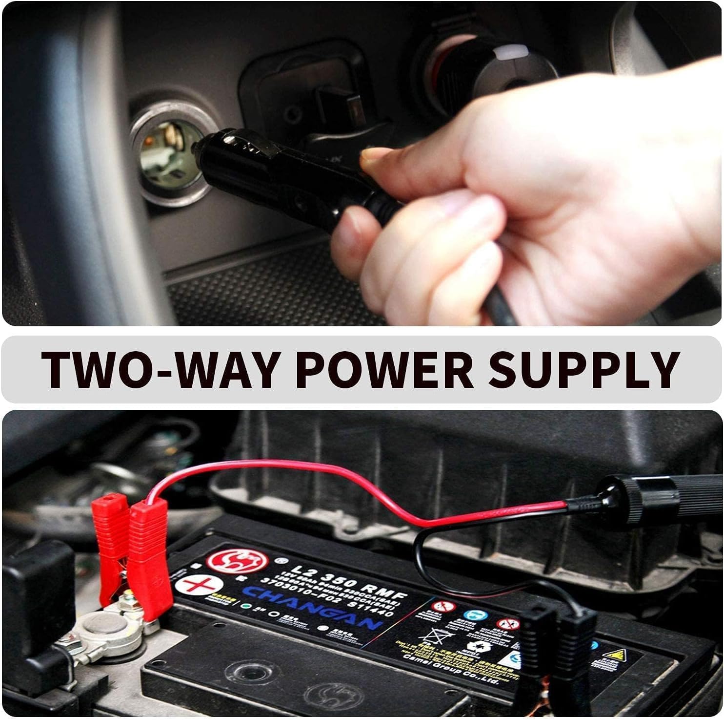ROGTZ Elektryczny podnośnik samochodowy – 12 V automatyczna podstawa do podnośnika podłogowego, niski profil, 3 tony, zestaw narzędzi naprawczych z torbą do przenoszenia