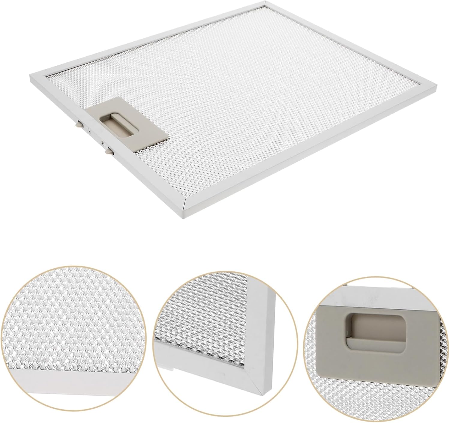 Range Hood Grease Filter Mesh 320x260x9mm Silver Aluminum Accessory