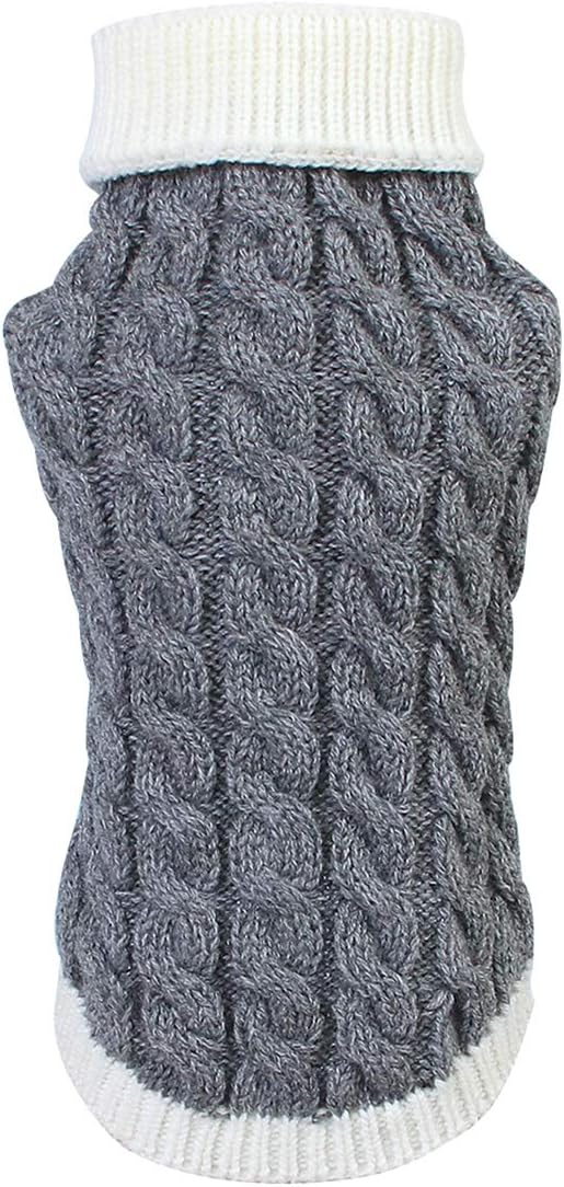 Petyoung Dog Sweater Vest Warm Coat, Pet Knitting Winter Sweaters Warm